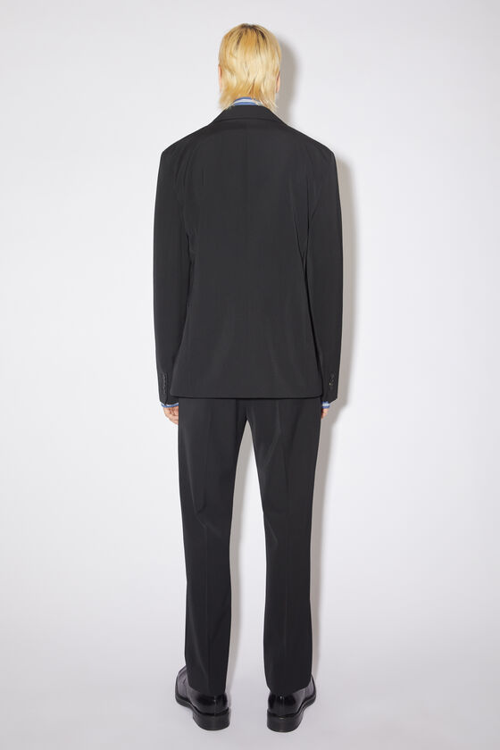 Acne Studios Single-breasted Notched Blazer In Black
