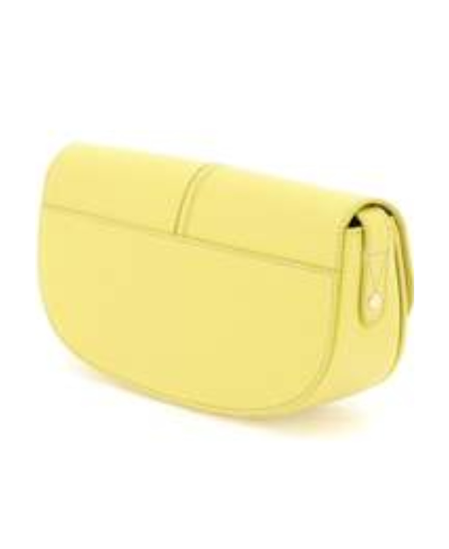 Apc A.p.c. Half-moon Betty Shoulder Bag In Yellow