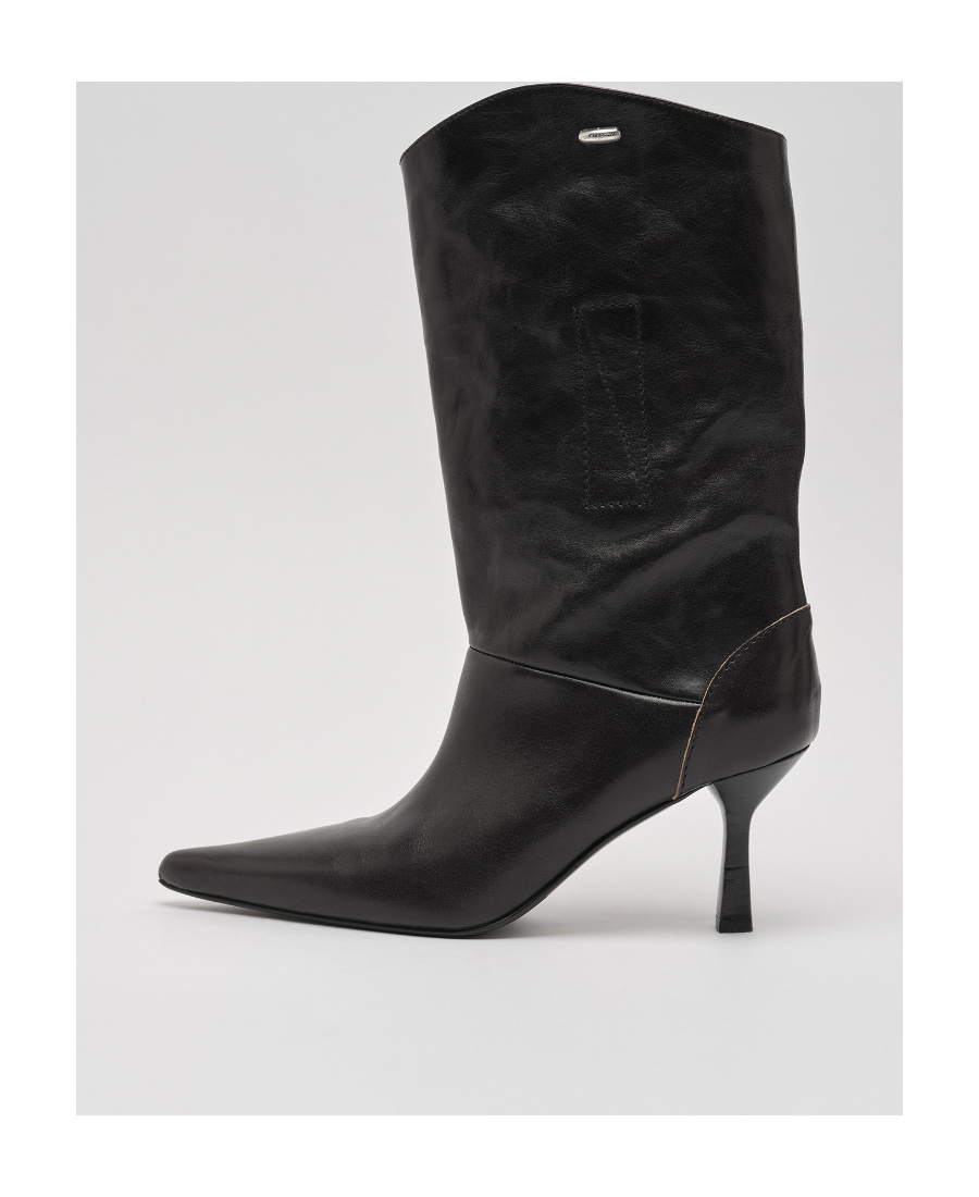 Our Legacy 80mm Slip-on Knee-length Boots In Black