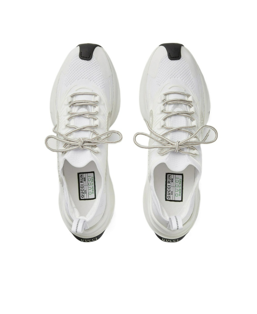 Gucci Run Lace-up Sneakers In White