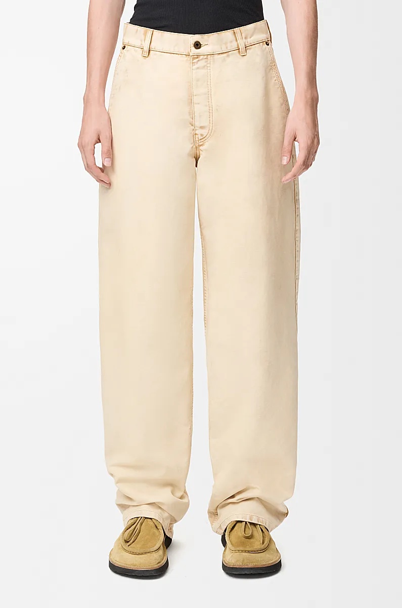 Loewe Casual Pants With Belt Loops In Neutral