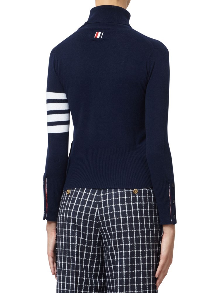 Thom Browne Striped Turtleneck Sweater