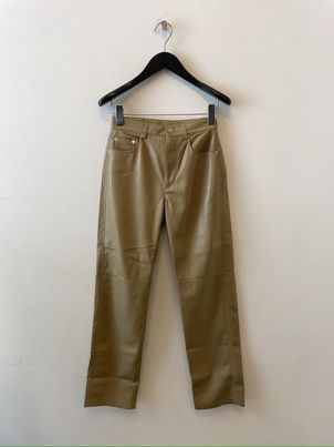 Nanushka Vinni Cropped Trousers In Brown