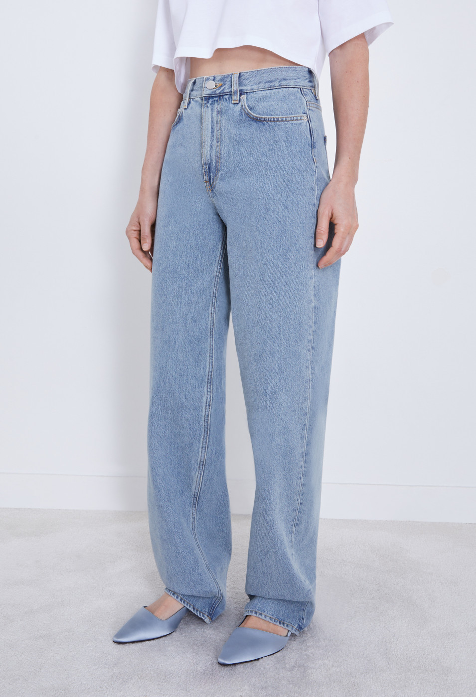 LOULOU STUDIO BELT-LOOP JEANS