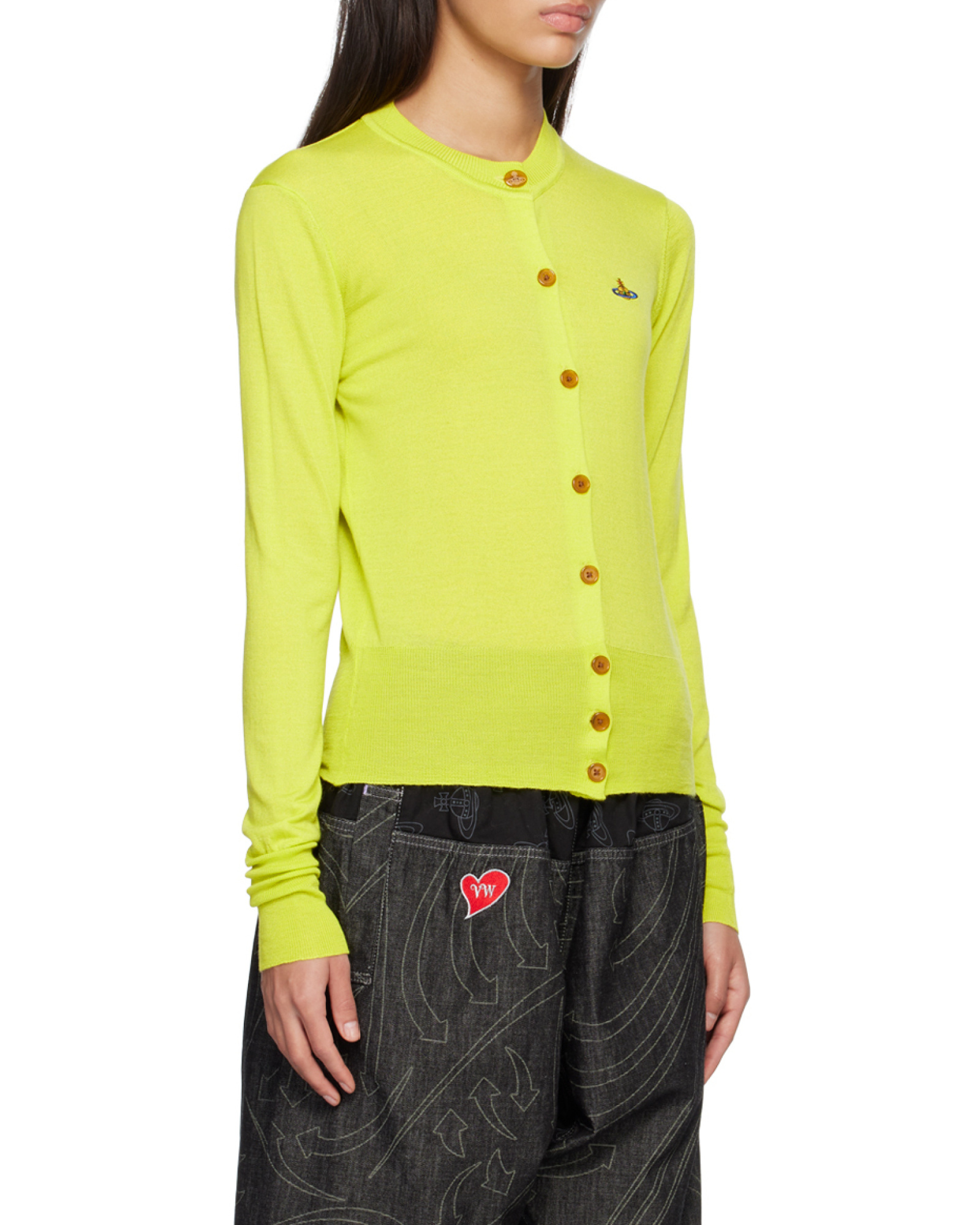 Vivienne Westwood Bea Orb-embroidered Cardigan
