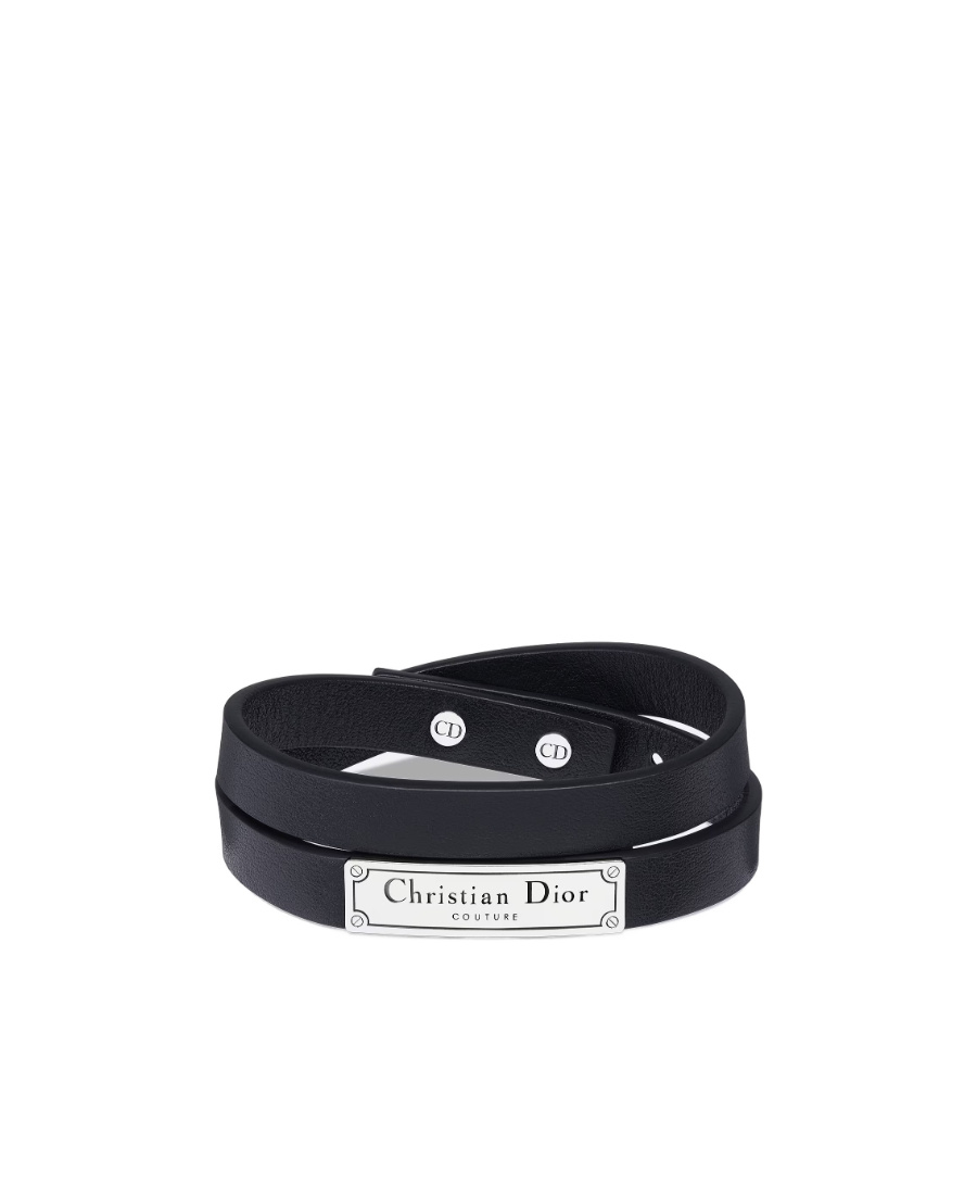 Dior Christian  Couture Hand Ring In Black