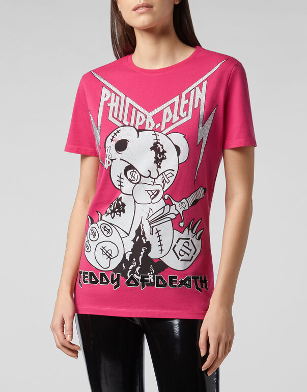 Philipp Plein Logo Details T-shirt In Red