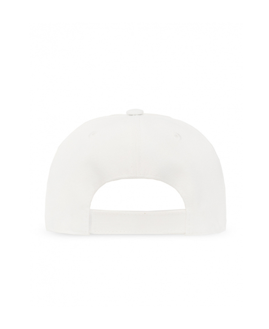Stella Mccartney Logo Embroidered Curved Peak Baseball Cap In White