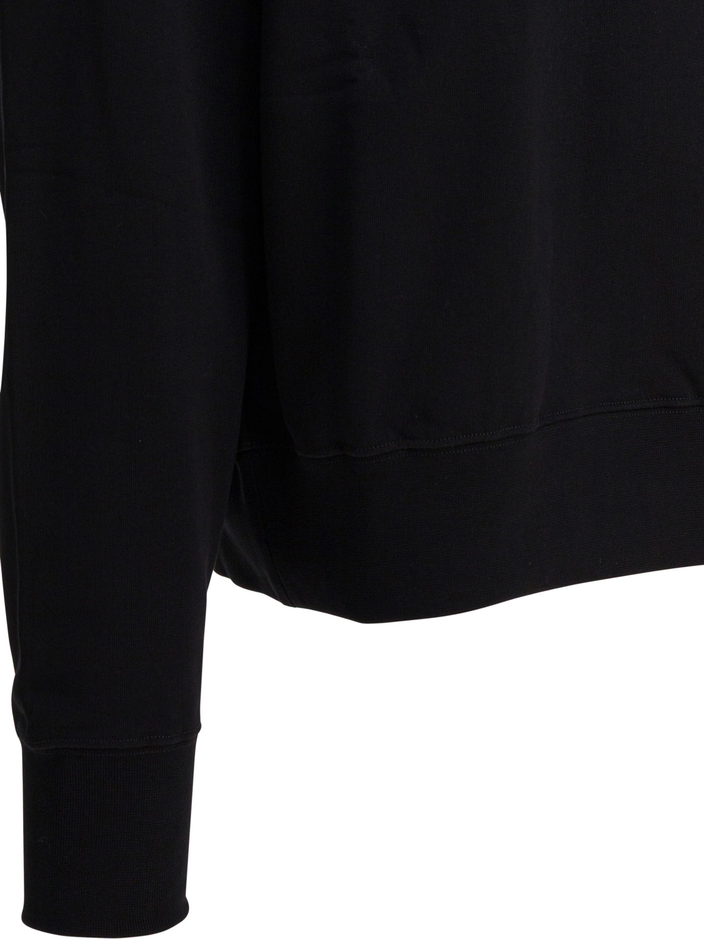 Alexander Mcqueen Crew Neck Embroidered Knit Sweatshirt In Black