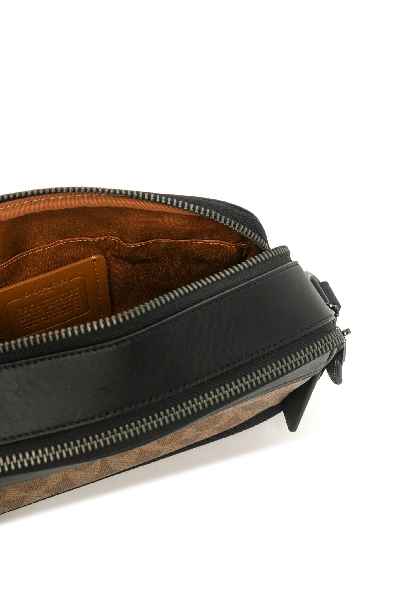 Coach Zippered Shoulder Bag In Brown