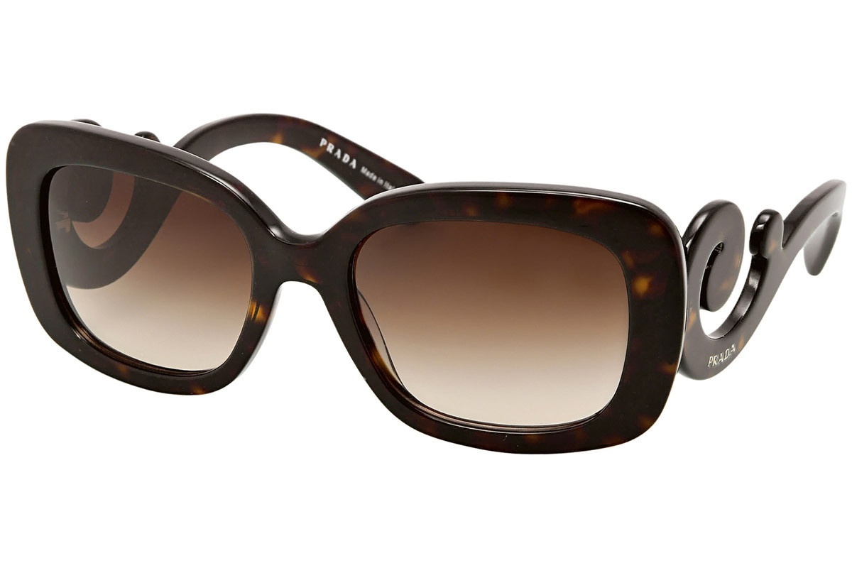 Prada Logo Gradient Sunglasses In Black