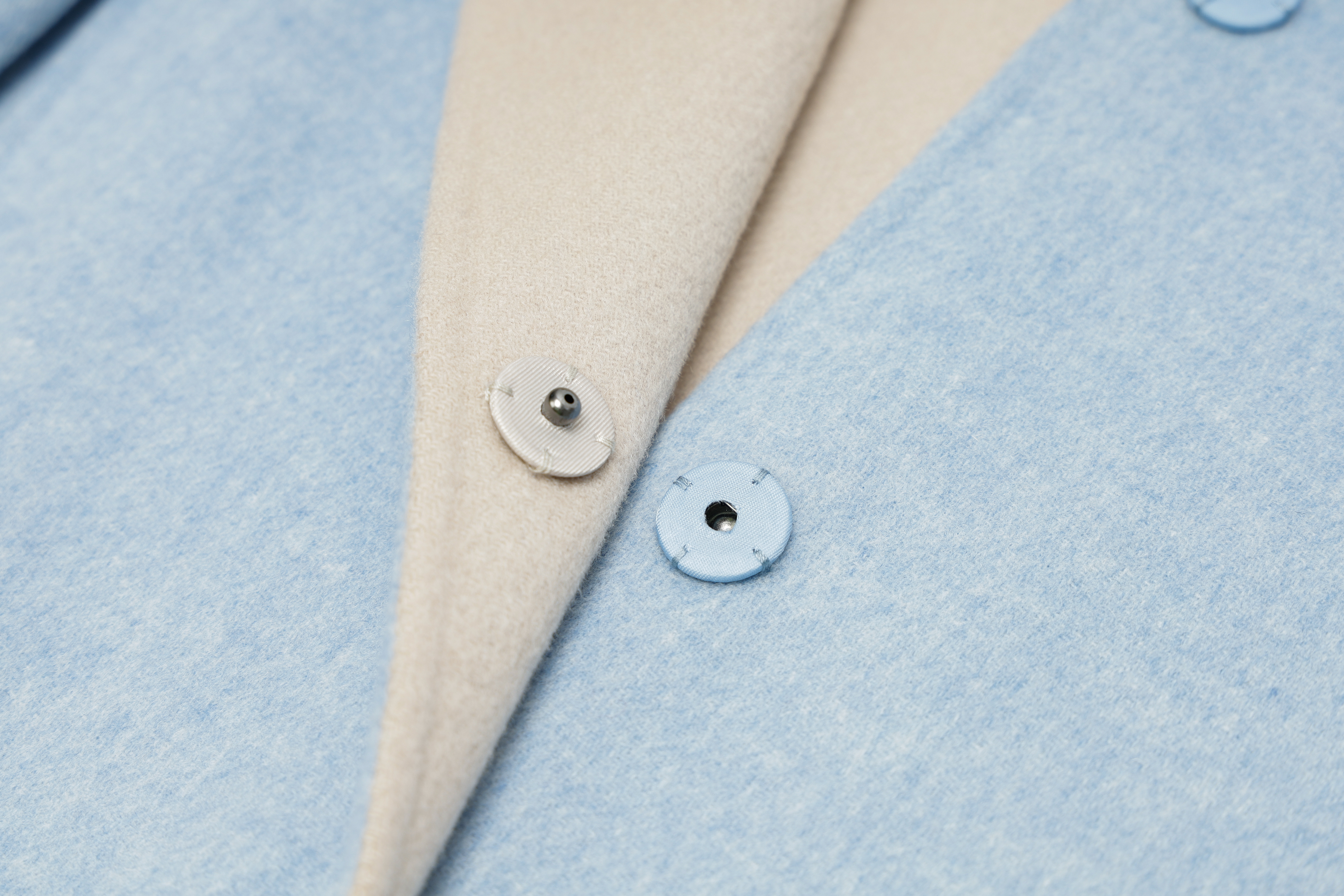 Weekend Max Mara Logo Medium Length Coat In Blue