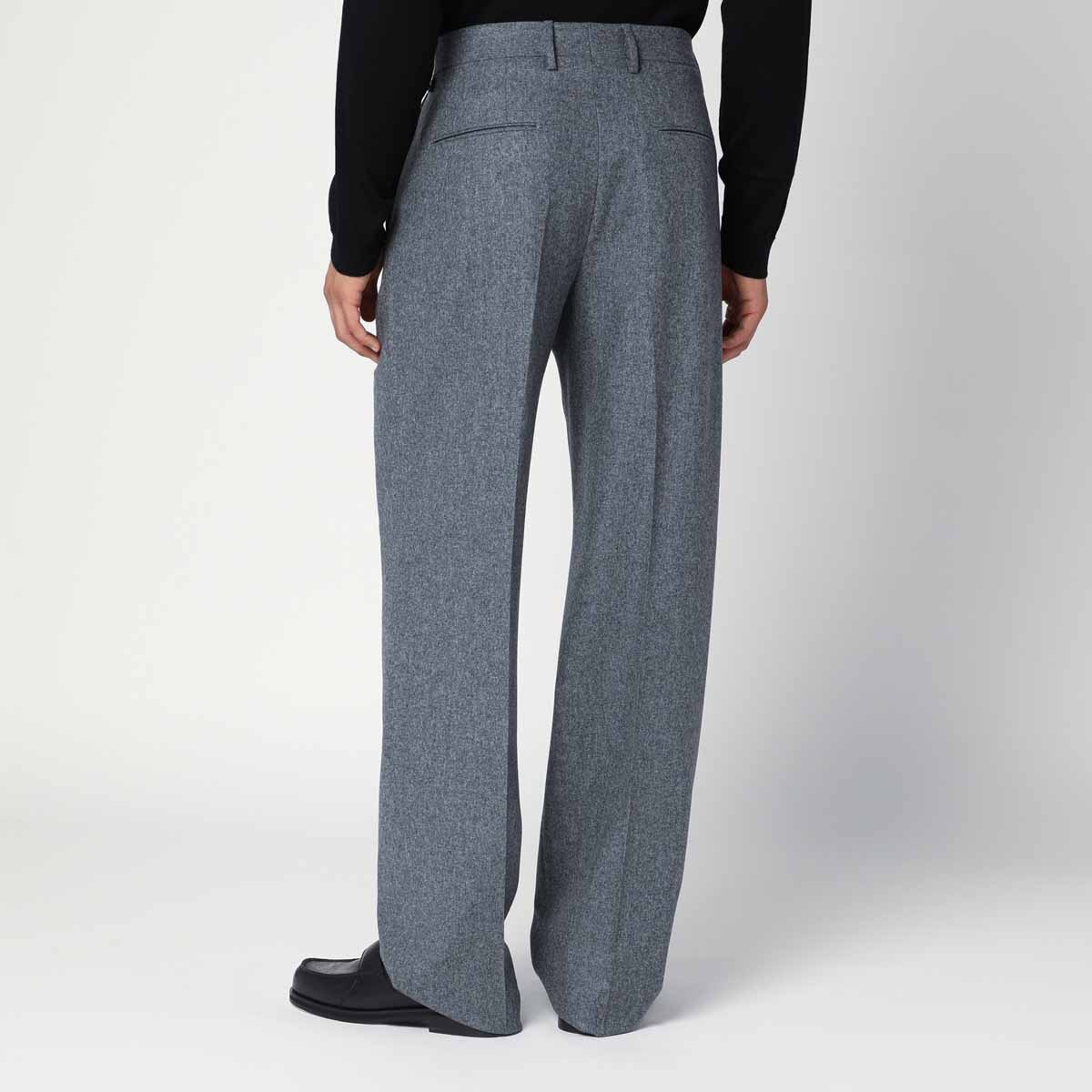 Tagliatore Wool Trousers In Gray