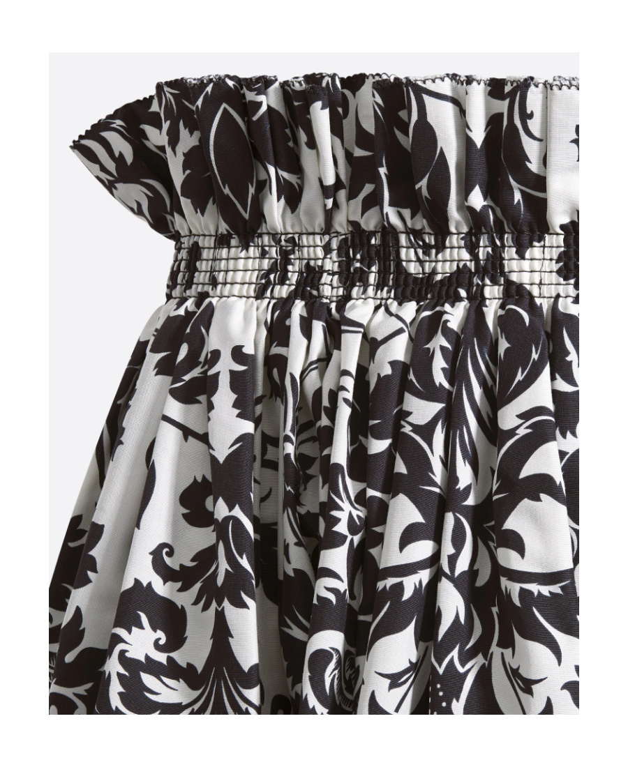 Dior Off-the-shoulder Smocked Top In Black