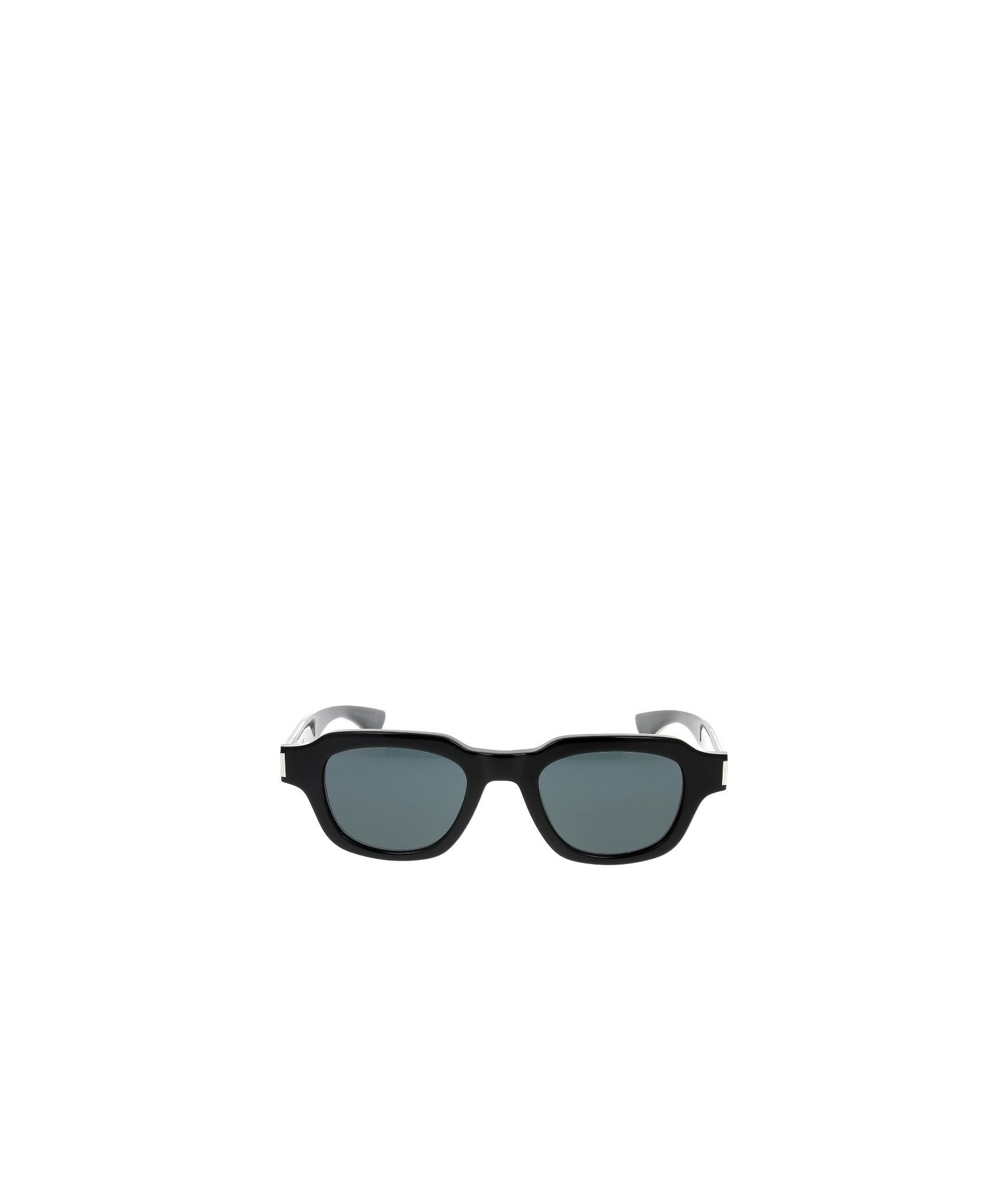 Saint Laurent Rectangular Sunglasses In Green