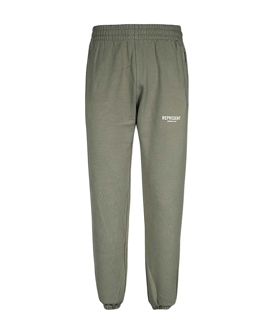 Represent Logo-print Cotton Track Pants In Gray