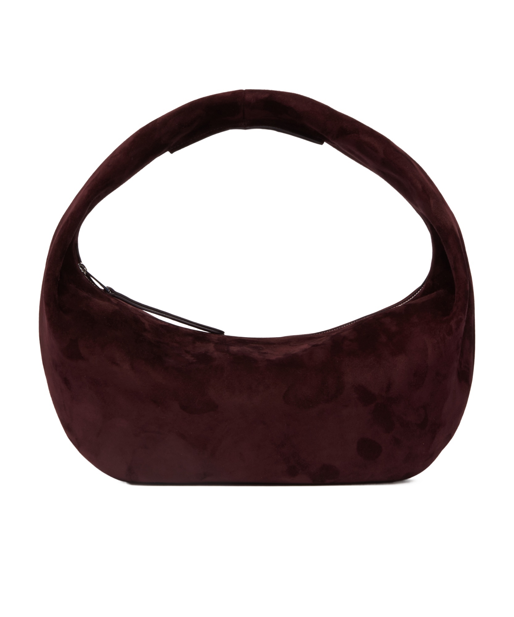 Khaite Medium Olivia Suede Hobo Bag In Brown