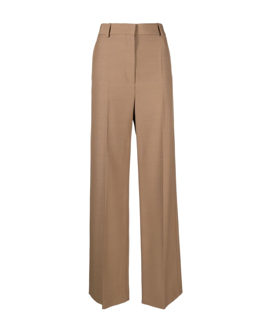 Stella Mccartney Straight Leg Pants In Brown