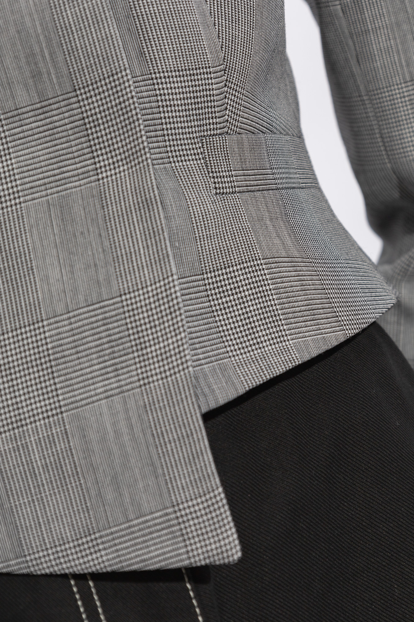 Coperni Long Sleeved Suit Jacket In Gray