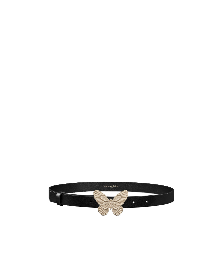 Dior Metamorphose Logo Belt In Black