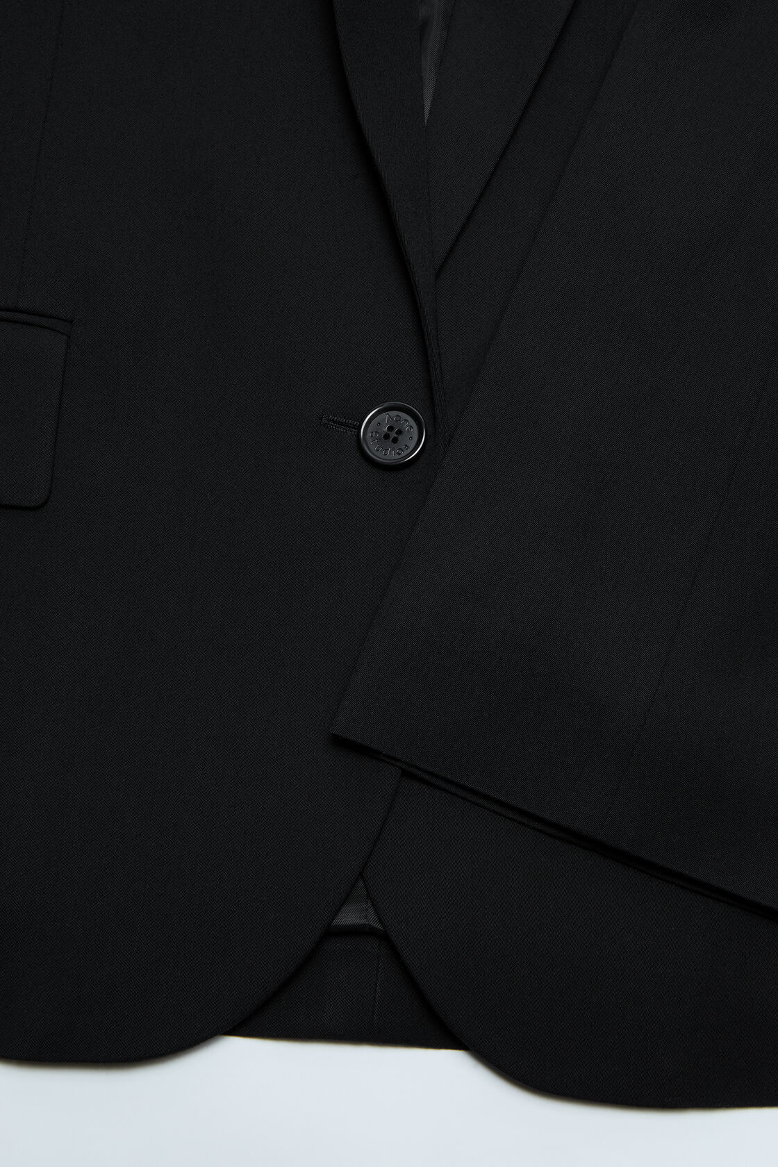 Acne Studios Single-breasted Blazer In Black