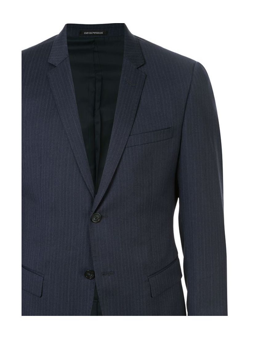 Emporio Armani Classic Two-piece Suit In Black