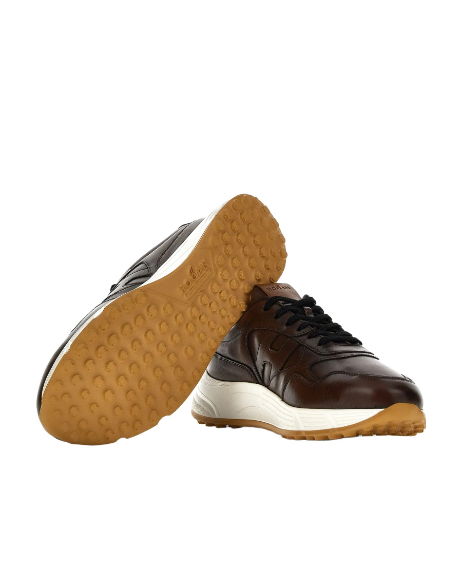 Hogan H383 Low-top Sneakers In Black
