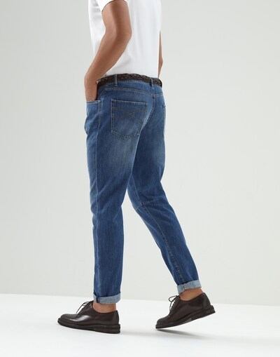 Brunello Cucinelli Shorts - Denim In White