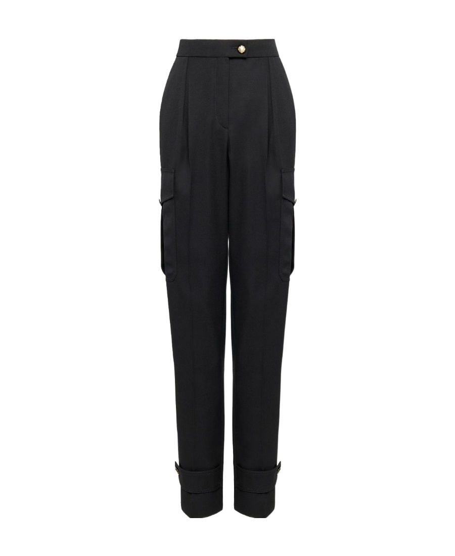 Alexander Mcqueen Military Trousers In Black
