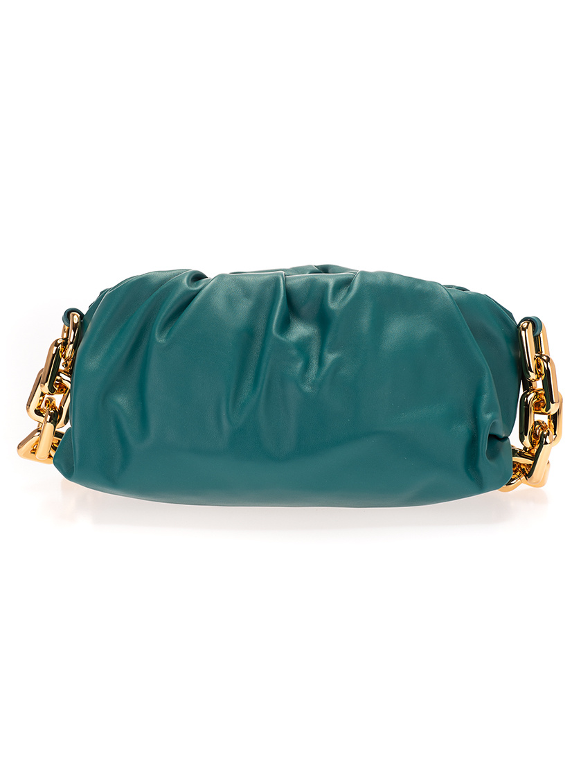 Bottega Veneta Pouch Shoulder Bag In Green