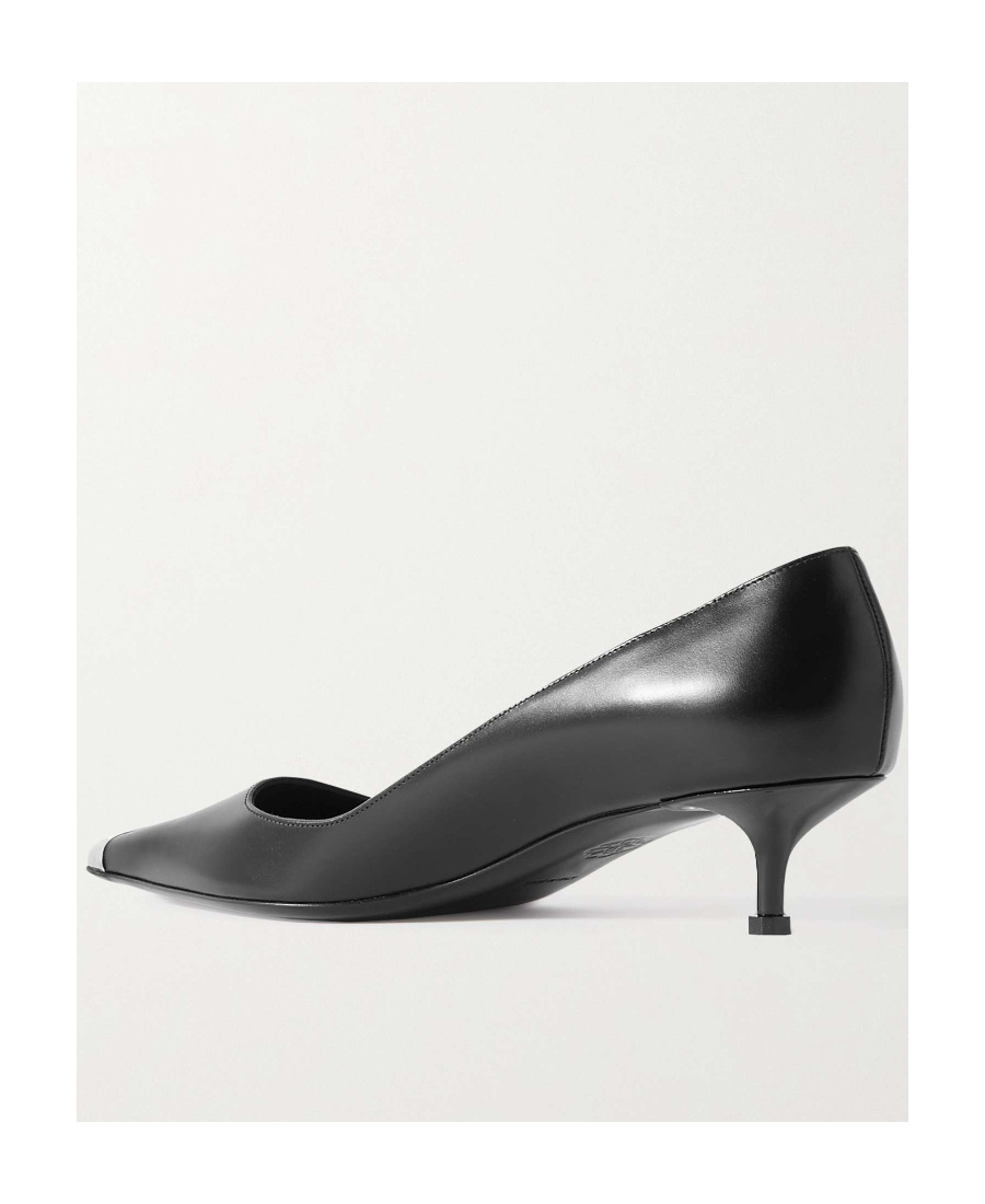 Alexander Mcqueen Punk Metal-toecap Pumps In Black