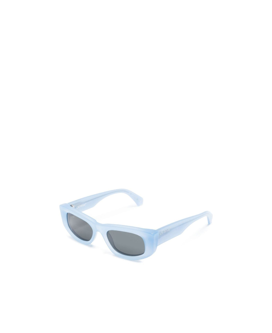 Off-white Matera Rectangle-frame Sunglasses In Blue