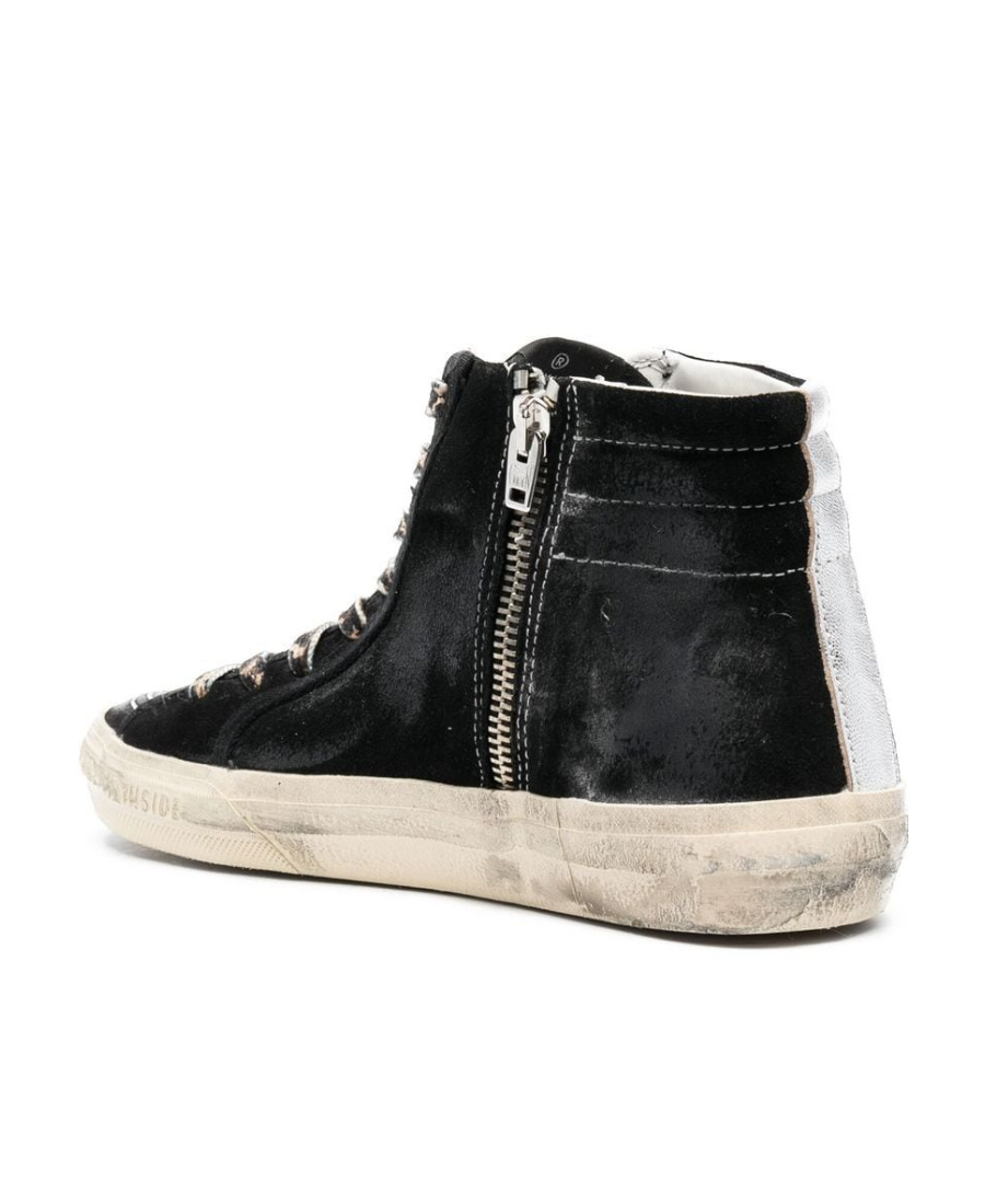 Golden Goose Ssense Exclusive Black Slide Sneakers In Black