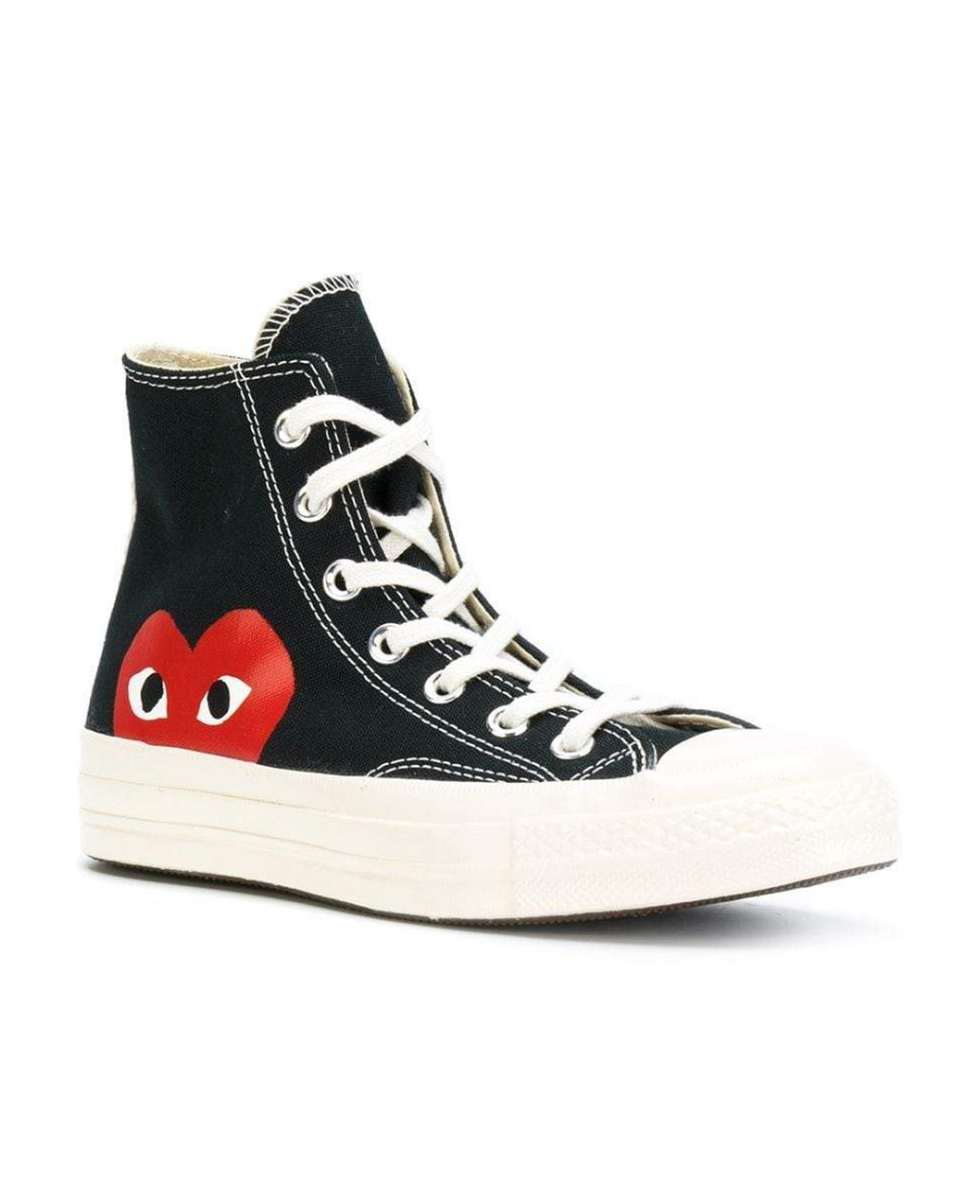 Comme Des Garçons Play Chuck 70 High-top Sneakers In Black