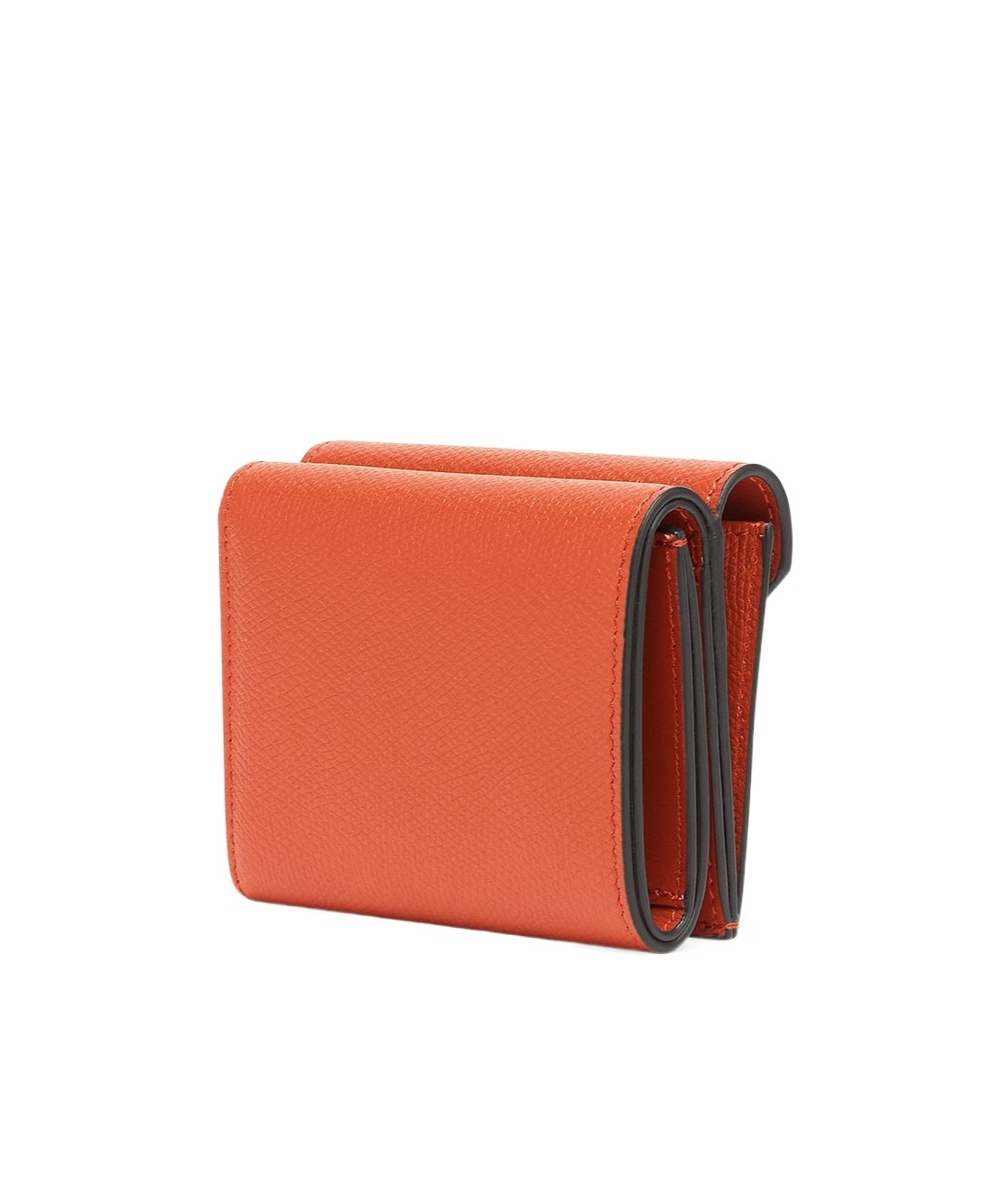 Fendi Ff Diamonds Tri-fold Wallet In Red