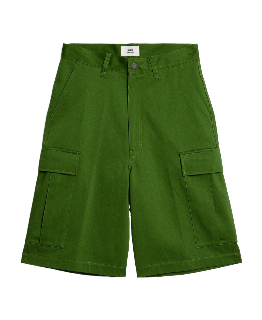 AMI ALEXANDRE MATTIUSSI STRAIGHT-LEG CARGO SHORTS
