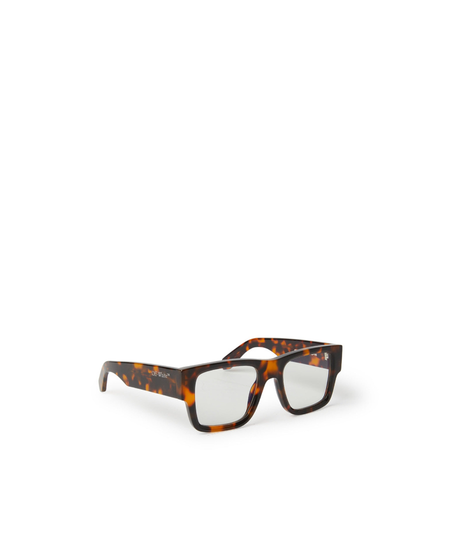 Off-white Tortoiseshell-effect Square-frame Glasses In White