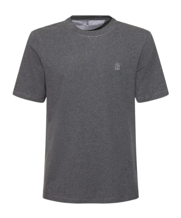 Brunello Cucinelli Cotton Logo T-shirt