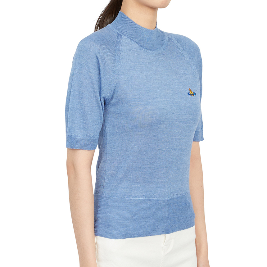 Vivienne Westwood Short-sleeved Sweater In Blue