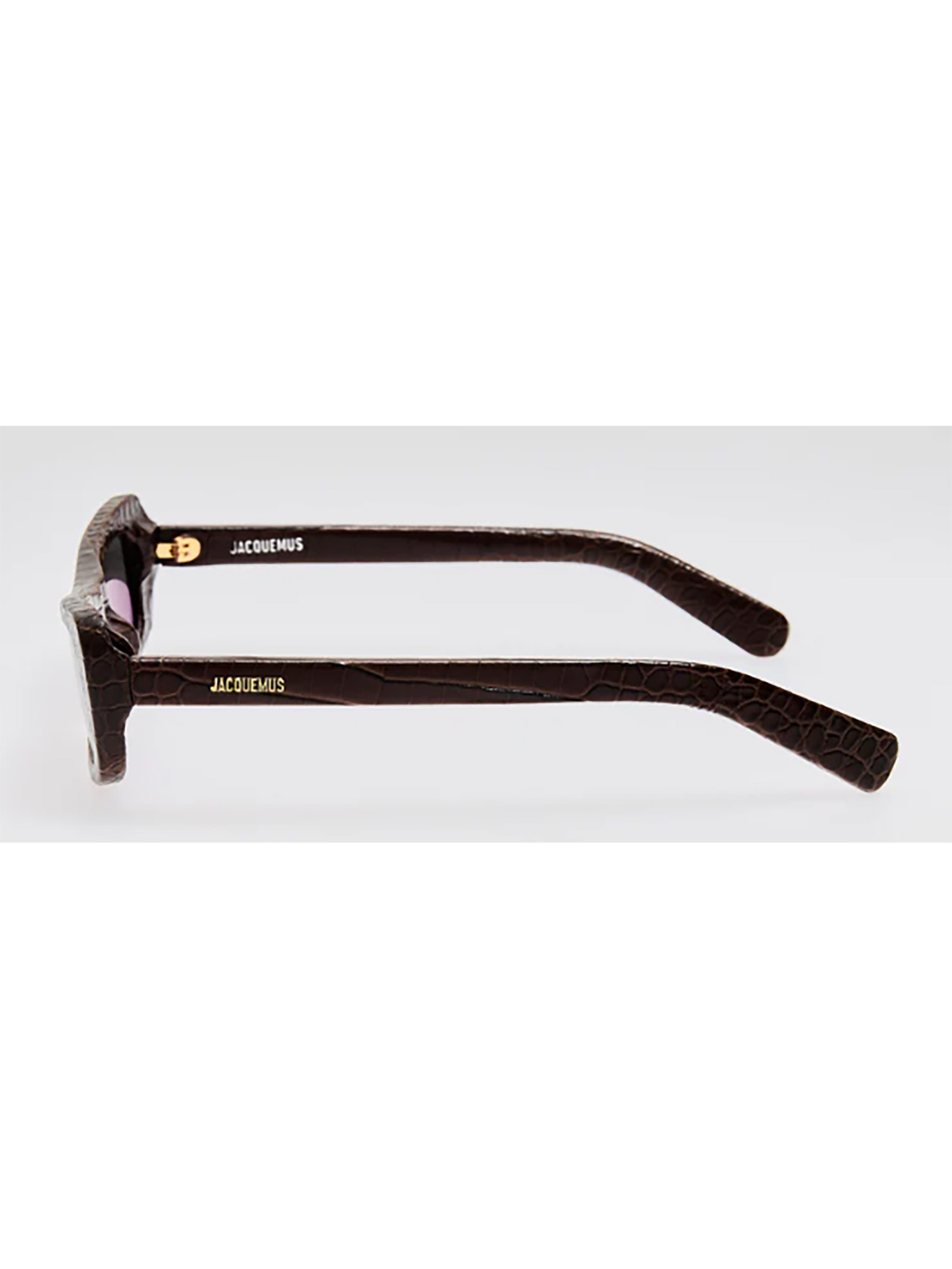 Jacquemus Rectangular Cat-eye Sunglasses In Black