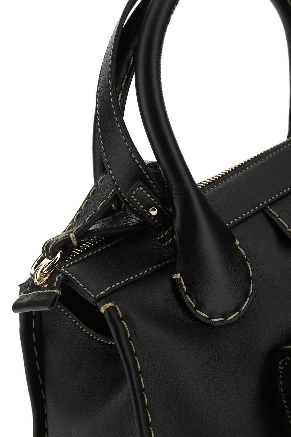 Chloé Edith Medium Tote Bag In Black