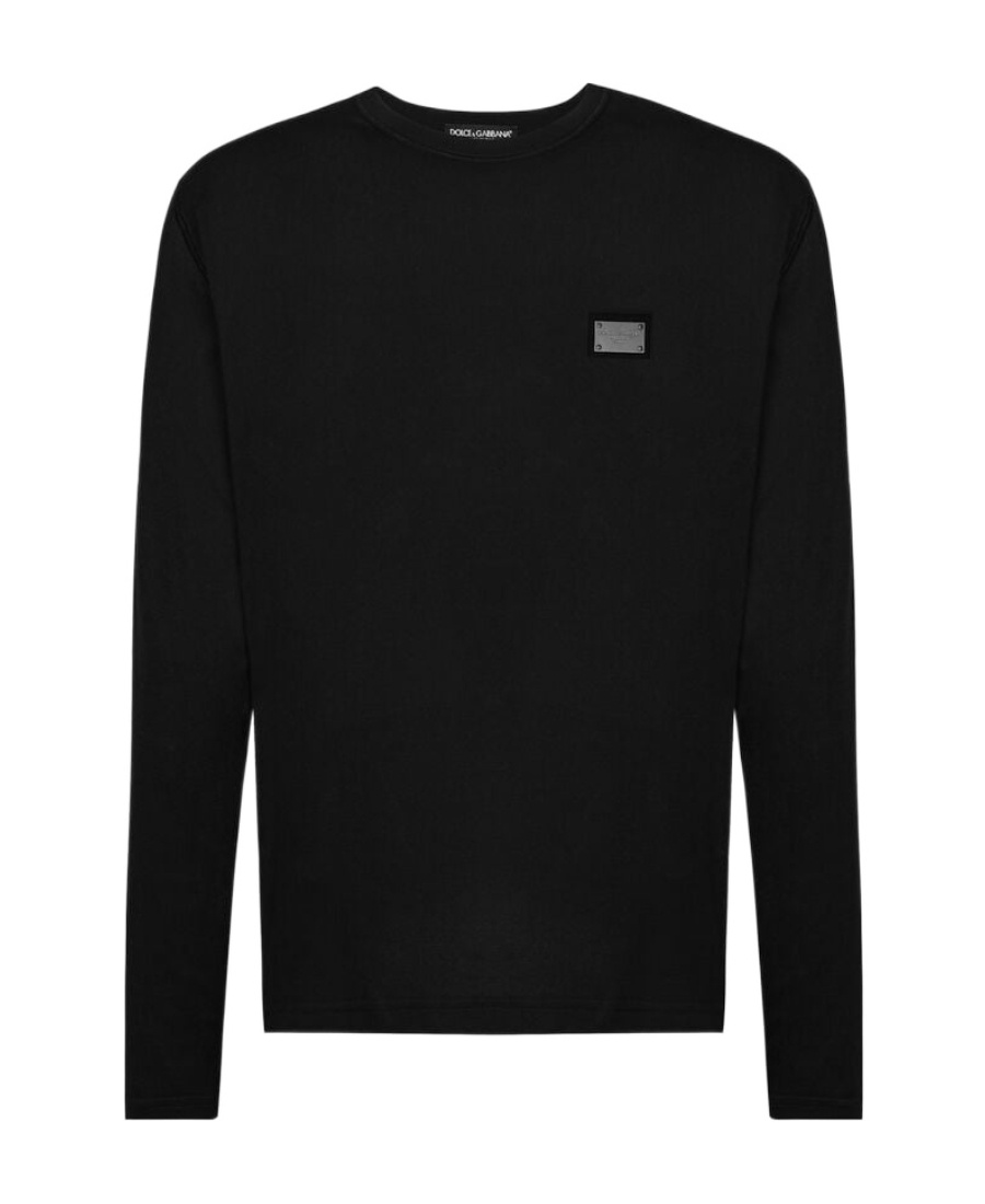 DOLCE & GABBANA DOLCE  GABBANA LOGO TAG LONG-SLEEVED T-SHIRT