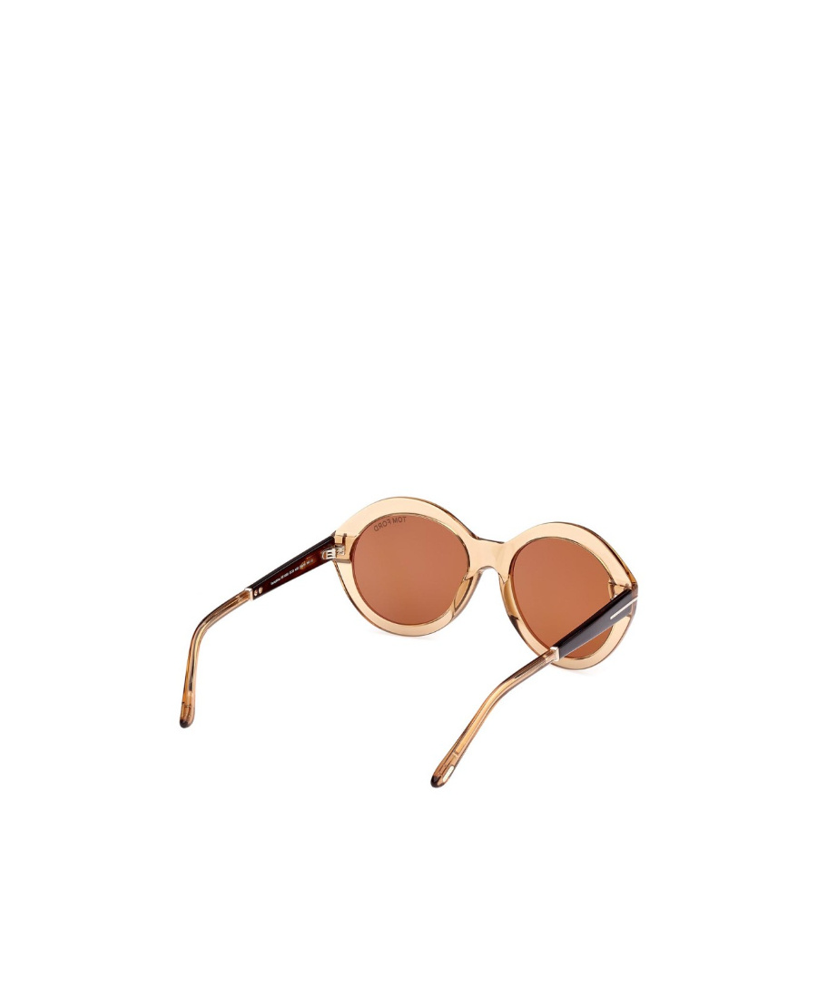 Tom Ford Eyewear Round-frame Sunglasses In Gold
