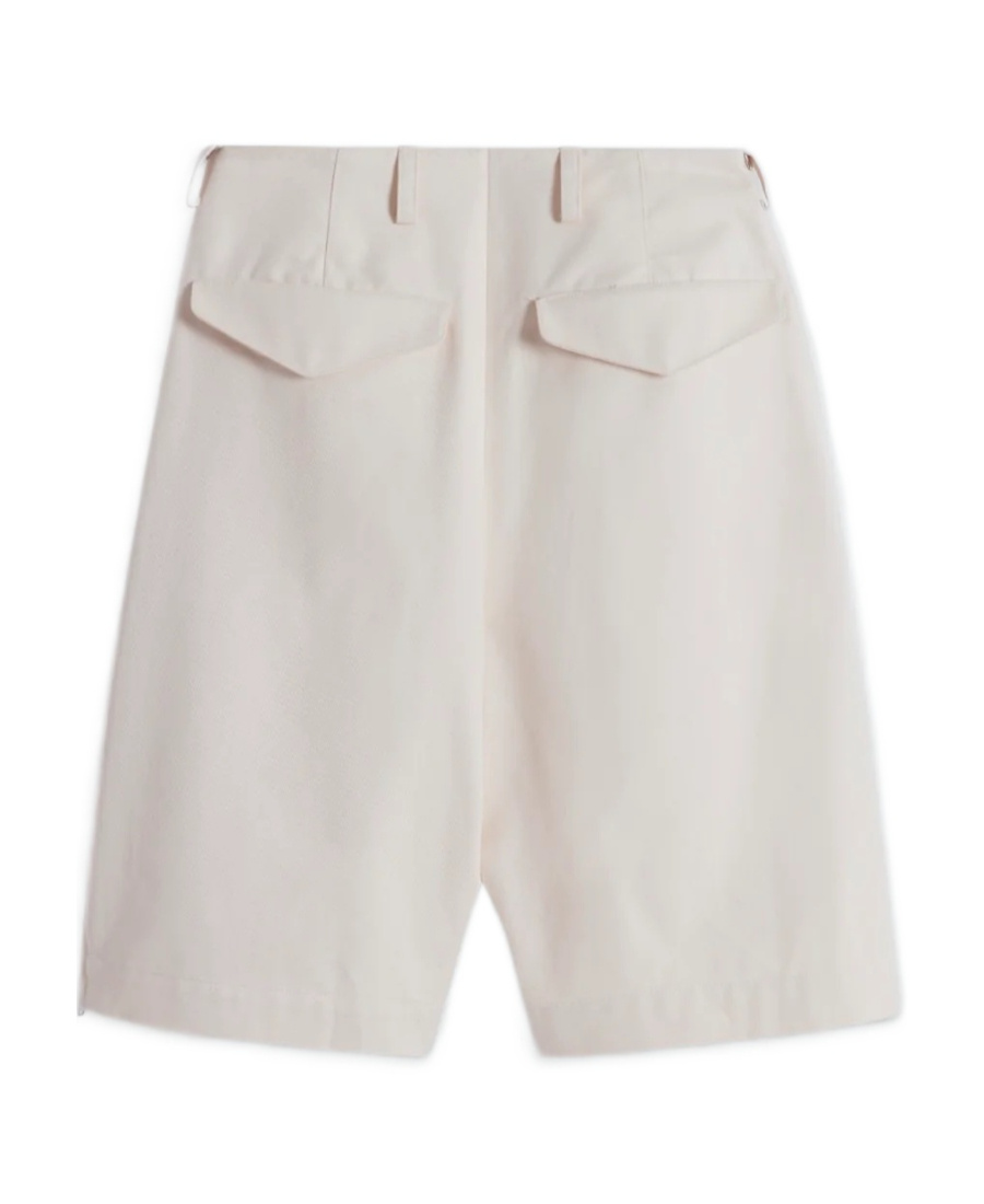 SIMONE ROCHA ZIP-DETAIL COTTON SHORTS 