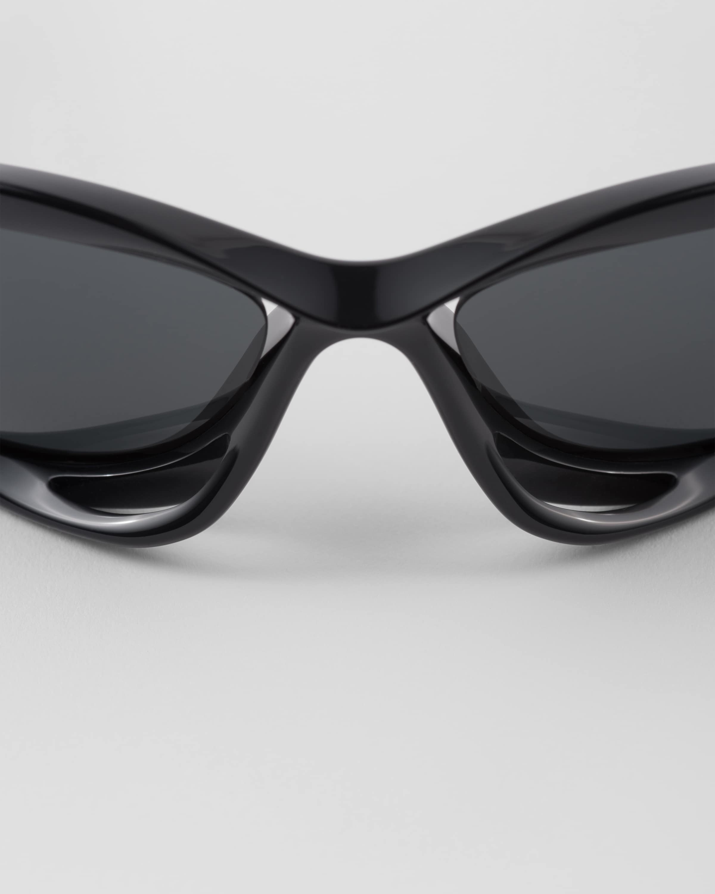 Prada Women's Nylon Sunglasses In Black