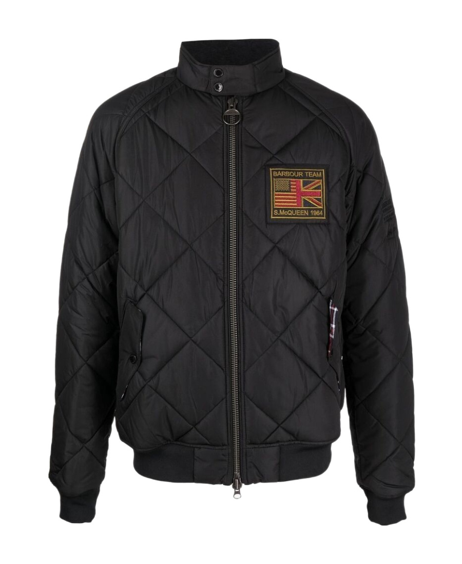 BARBOUR LOGO-PATCH QUILTED JACKET