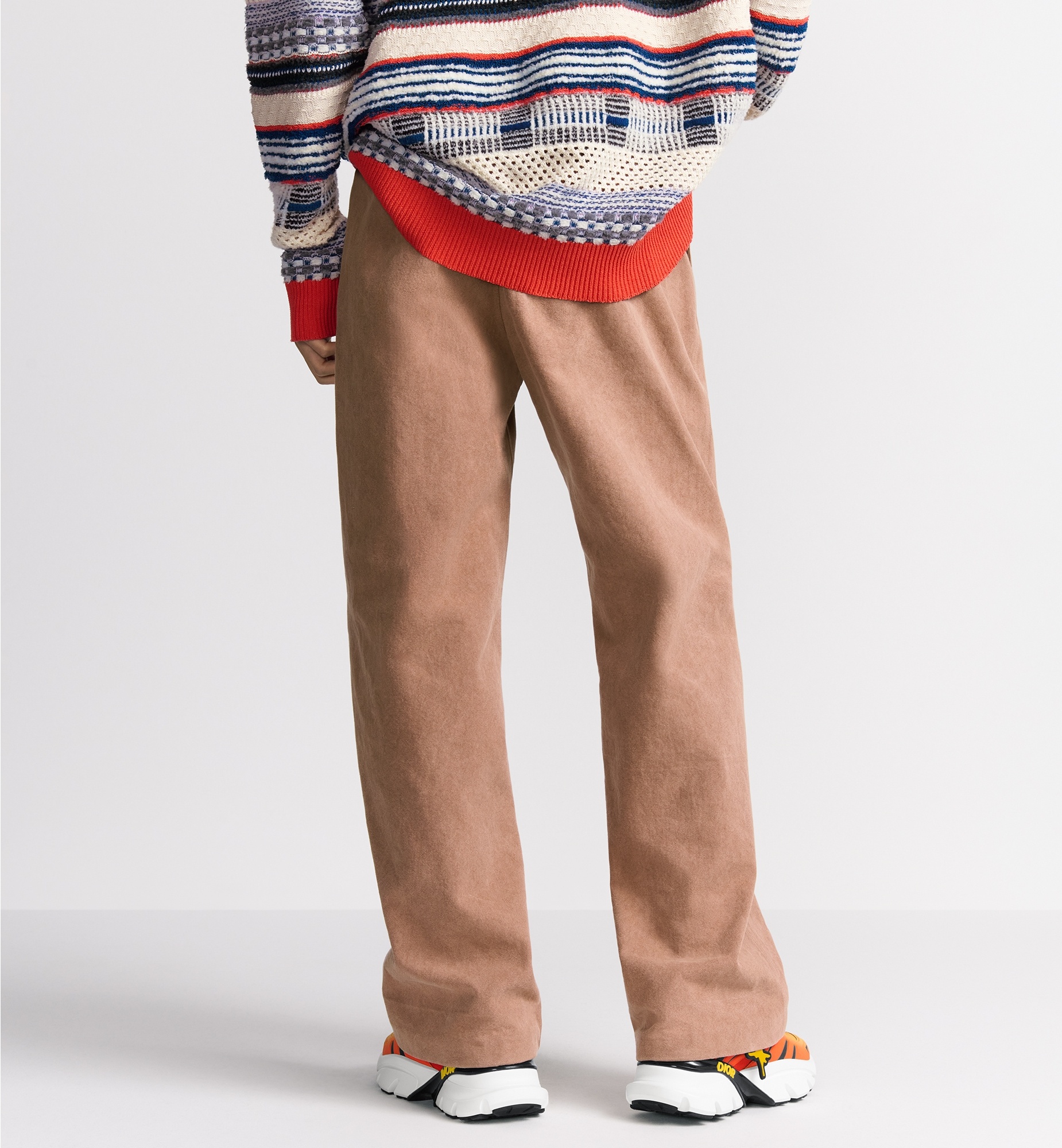 Dior Belt-loop Casual Pants In Pink
