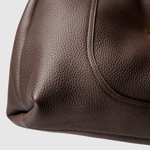 Gucci Softbit Maxi Shoulder Bag In Brown