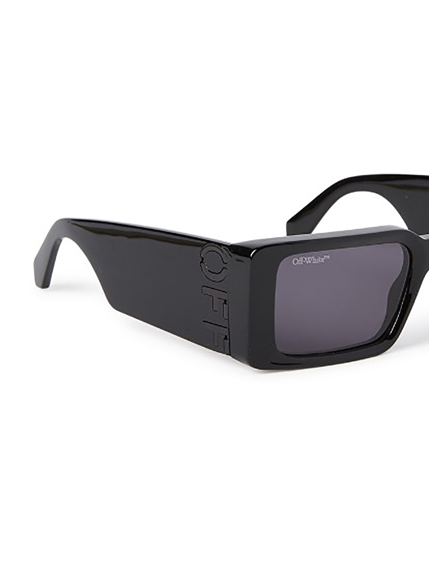 Off-white Logo Sunglasses In Gray