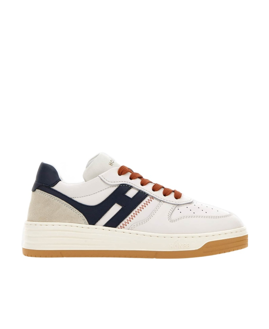 Hogan Logo-patch Low-top Sneakers In White